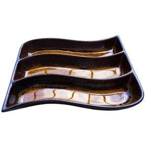 Bombay Company Divided Wave Serving Tray